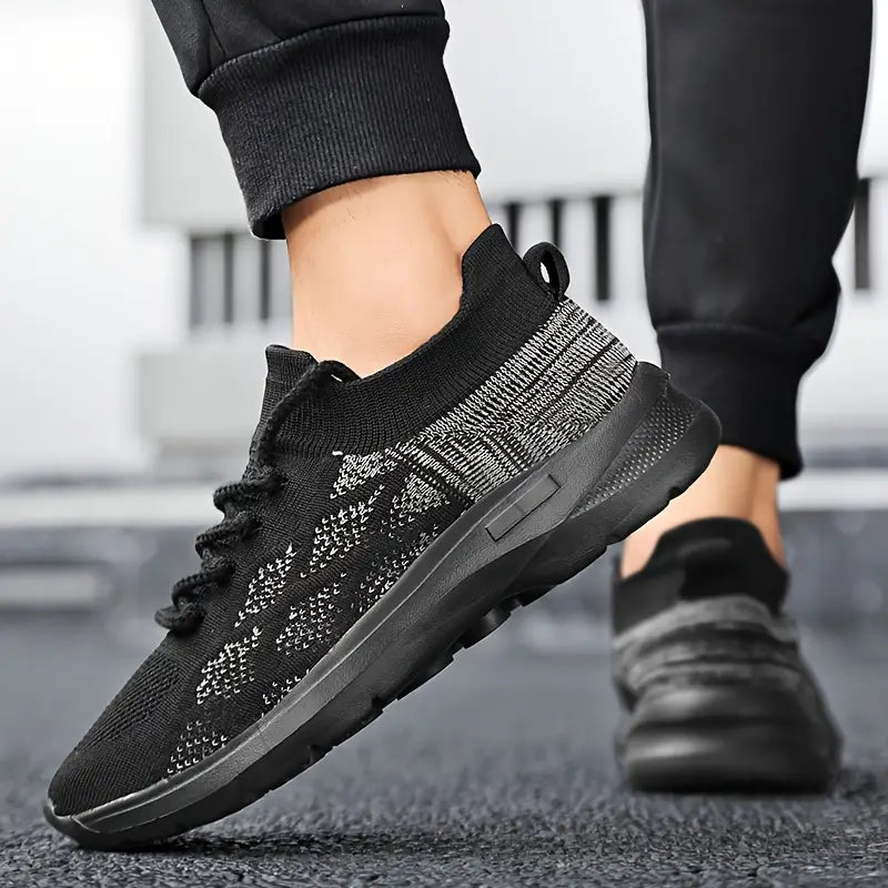 Men's Knitted Low-Top Sneakers