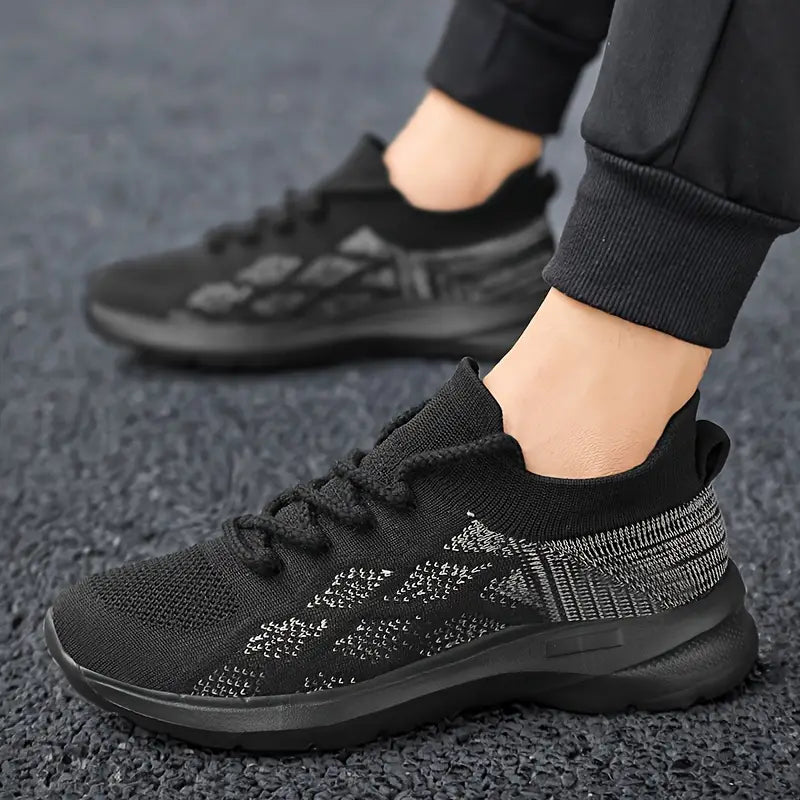 Men's Knitted Low-Top Sneakers
