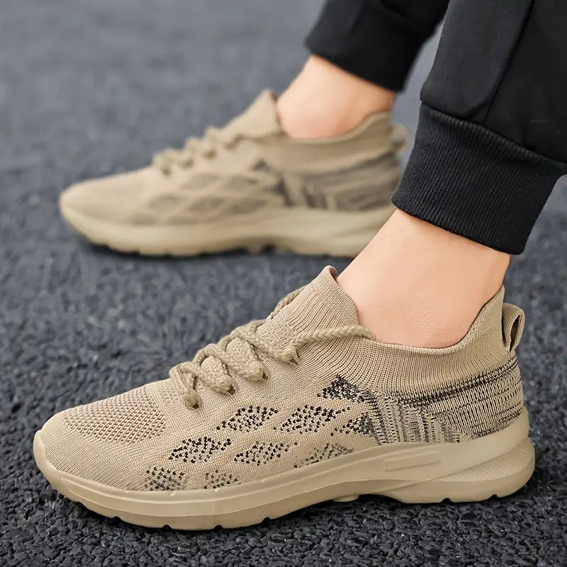 Men's Knitted Low-Top Sneakers