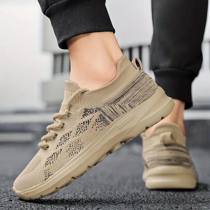 Men's Knitted Low-Top Sneakers