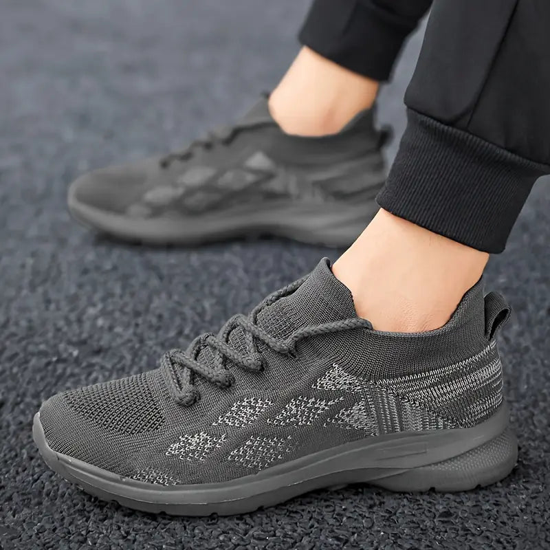 Men's Knitted Low-Top Sneakers
